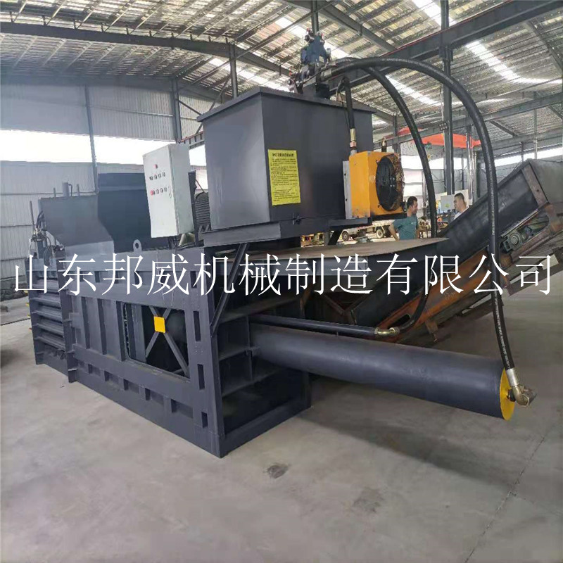 卧式液压废纸板打包机饮料瓶编织袋废膜压缩机易拉罐废纸打包机
