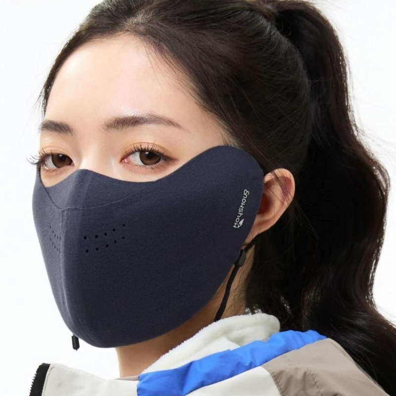 骑行保暖面罩男女无痕立体护脖颈冬户外防风防寒加厚德绒冬季口罩