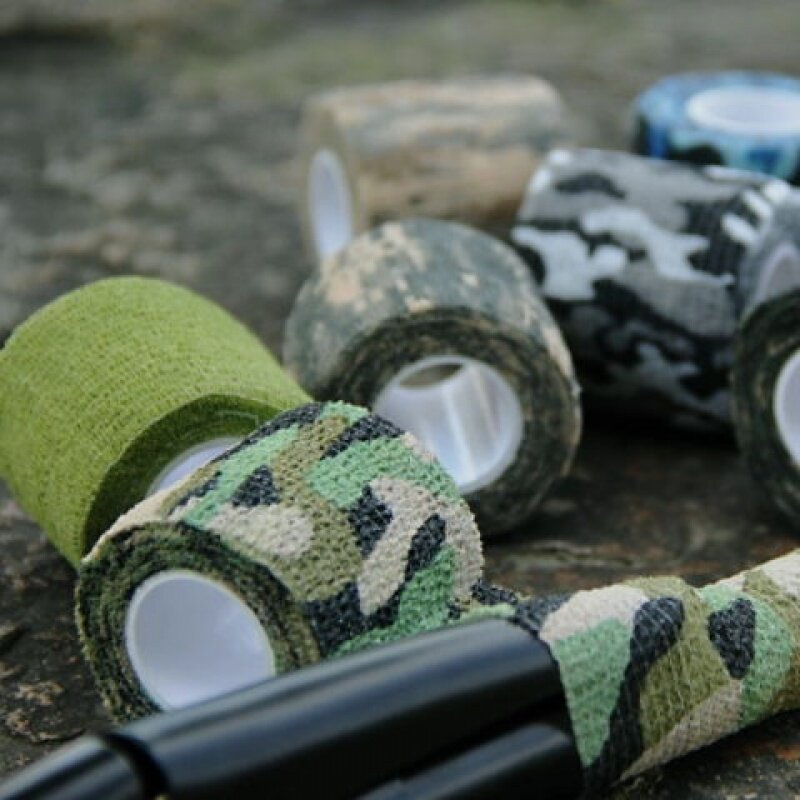 Telescoping Elastic Bandage outdoors Bionic Non-woven fabric Jungle camouflage tactics adhesive tape Hunting tapein the Home accessories , outdoors/Garden ornaments category - from Buy2taobao.com to provide professional Taobao agent buy service