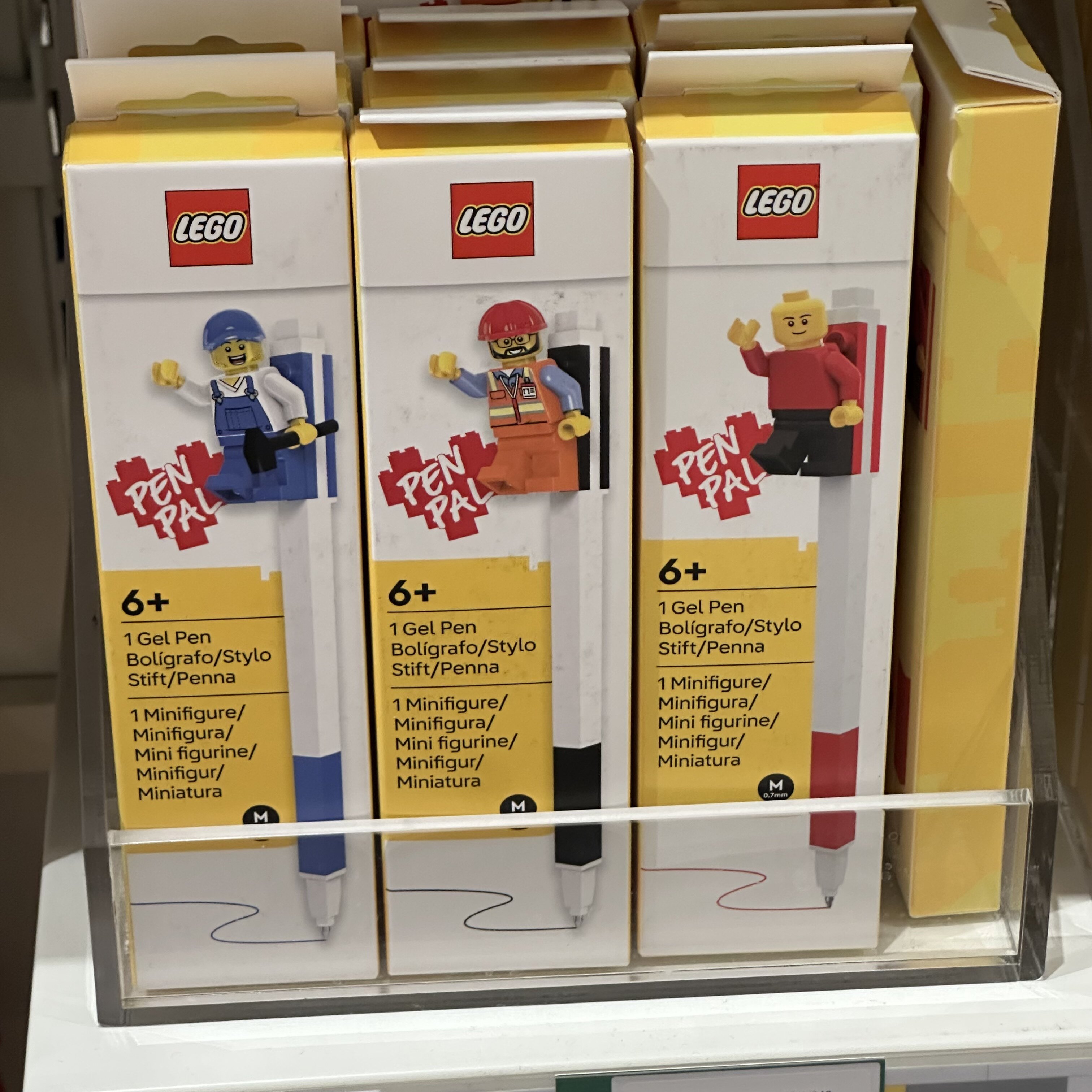 上海乐高乐园限定周边纪念品正品圆珠笔附人偶