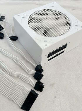 魔术师白色全模组ATX SFX 550W650W静音MATX机箱电源K88 C2P稳定