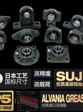 菱形加高型带座轴承座UCFLU204 UCFLU205 UCFLU206 FLU207 FLU208