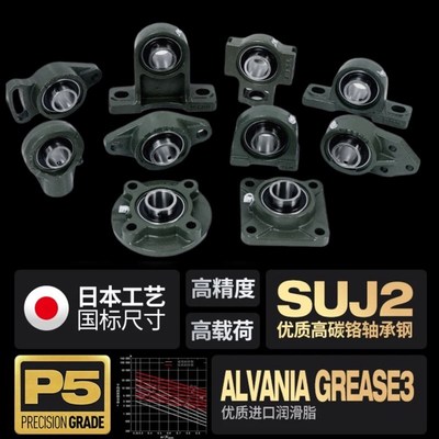 菱形加高型带座轴承座UCFLU204 UCFLU205 UCFLU206 FLU207 FLU208