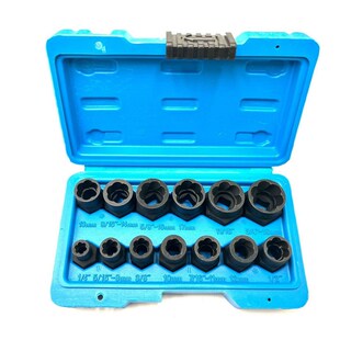 套装螺帽取出器破损残缺螺丝螺母取出器 断丝取出器