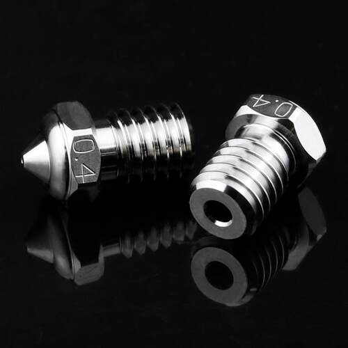 镀铜喷嘴 红蜥蜴K1E3D V6 配件 0.1孔径 耐高温挤出 0.1