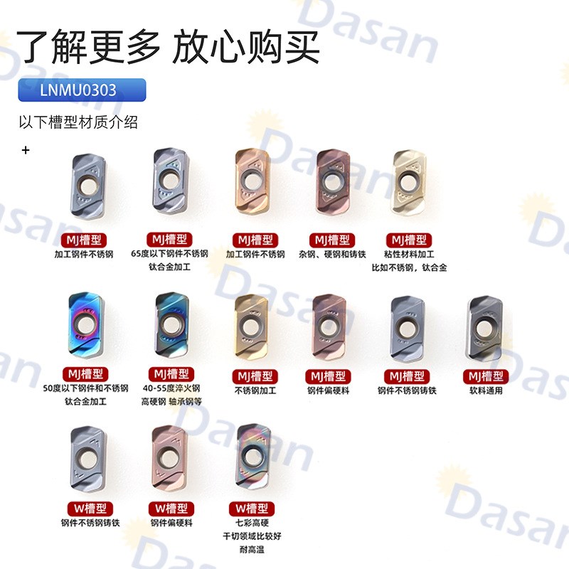 快进给铣b刀片LNMU0303ZER-MJ代替1135刀粒东芝铣刀盘铣刀杆