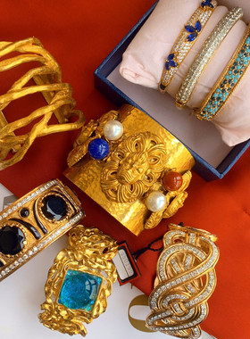 法国手镯重工琉璃孤品