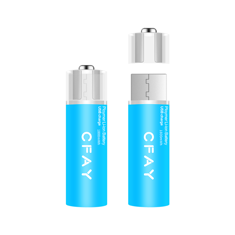 CFAY5号7号USB充电锂电池手柄适用罗技游戏鼠标G304电竞专用1.5V