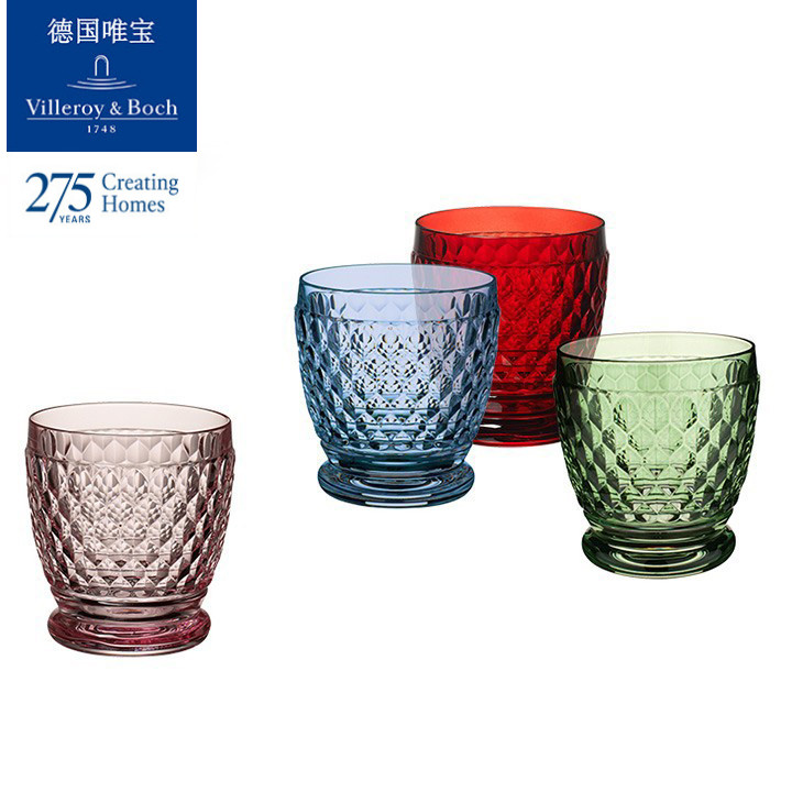 villeroyboch德国进口唯宝家用水杯水晶玻璃啤酒杯果汁杯早餐杯子图片