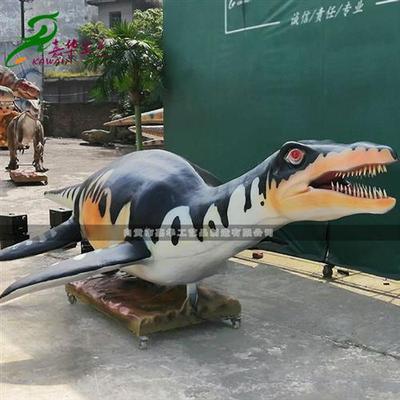 大型景区仿真恐龙模型电动鱼龙摆件博物馆恐龙机电模型展览