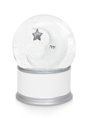 树脂雪花球月亮摆件个性工艺品轻奢节日礼品玻璃水球水晶球工厂