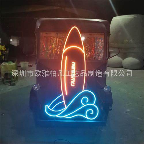 米大型主题公园花车发光巡游广告玻璃钢国风节日雕塑电动车