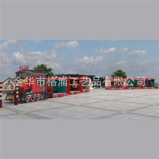 定制春节元 旦商业街景区美食小火车景观陈列道具火车售卖车包厢