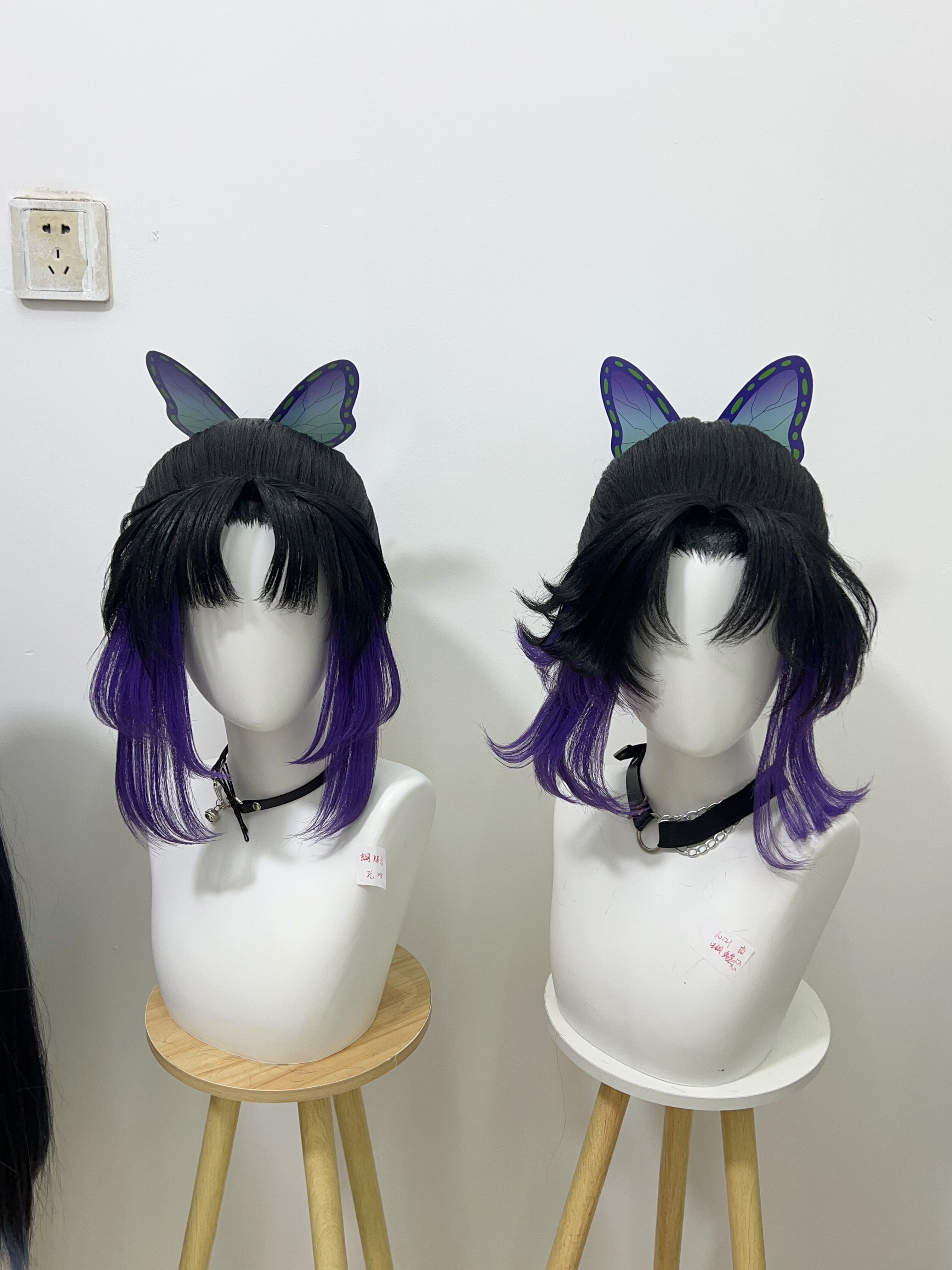 阁主家 鬼灭之刃蝴蝶cosplaycos头发马尾小丸子动漫扎发渐变成品