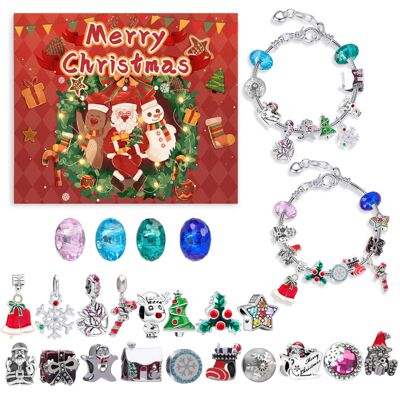 Christmas Advent Calendar Bracelets Countdown Calendar Chris