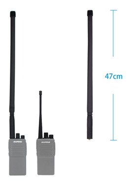 折叠CS战术天线SMA母头双频VHF UHF144/430Mhz建伍宝锋对讲机天线