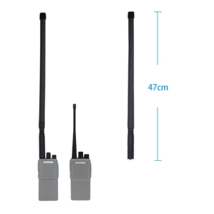 折叠CS战术天线SMA母头双频VHF UHF144/430Mhz建伍宝锋对讲机天线