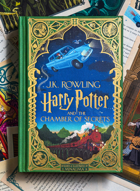 英文原版小说 哈利波特与密室彩绘手工立体书精装Harry Potter And The Chamber Of Secrets 2 MinaLima工作室设计JK Rowling著作