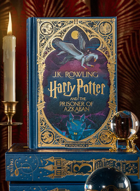 哈利波特与阿兹卡班的囚徒3 英文原版书籍 Harry Potter and the Prisoner of Azkaban MinaLima J.K. 罗琳 彩绘立体精装书