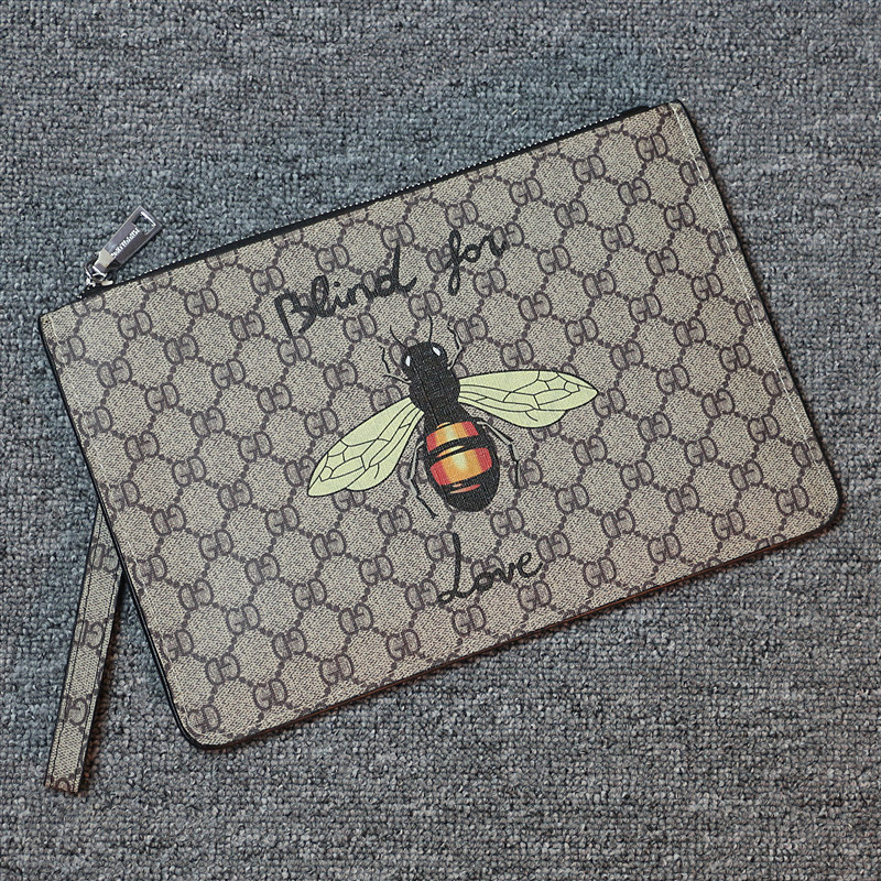 男手包韩版2020新款薄款彩绘信封手拿包时尚潮牌手抓包男休闲夹包