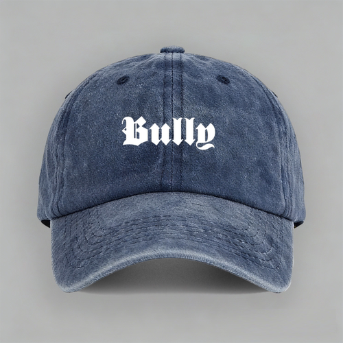 侃爷同款字母专辑BULLY嘻哈说唱创意定制纯棉棒球帽子鸭舌防晒