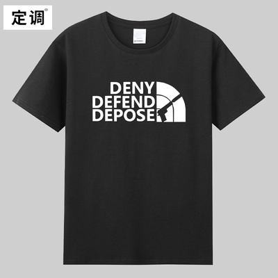 DENY DEFEND DEPOSE Luigi Mangione美国路易吉纪念T恤衣服