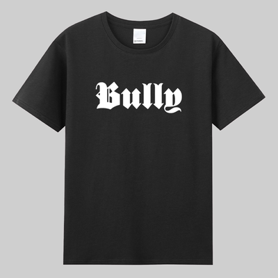 侃爷同款字母专辑BULLY嘻哈说唱印花短袖T恤男女夏季潮纯棉欧美