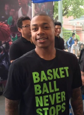 basketball never stops小托马斯nba篮球明星纯棉短袖t恤字母