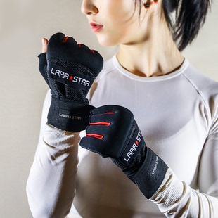 劳拉之星0729拳击半指手套男泰拳散打UFC搏击格斗训练女MMA成人