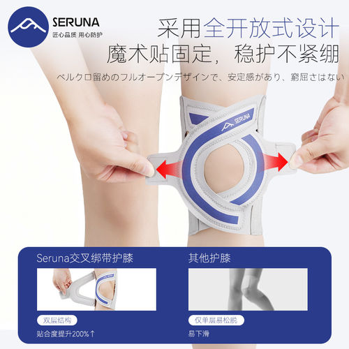 seruna日本半月板护膝髌骨护具