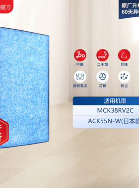 适配大金空气净化器滤网MCK38RV2C集尘过滤芯ACK55N-W/BAFP044A4C