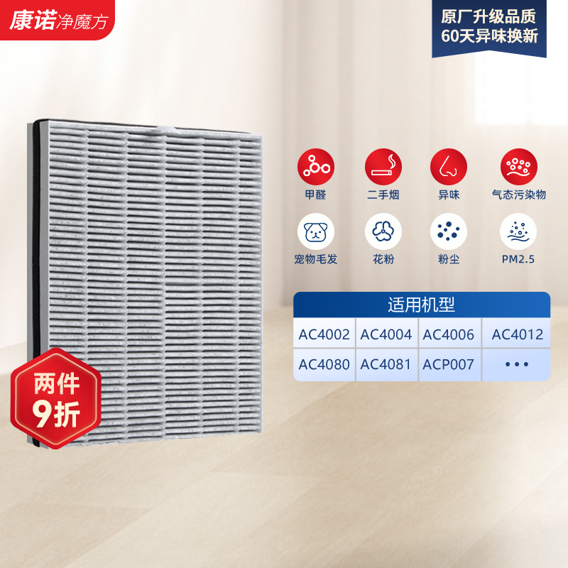 适配飞利浦空气净化器滤网