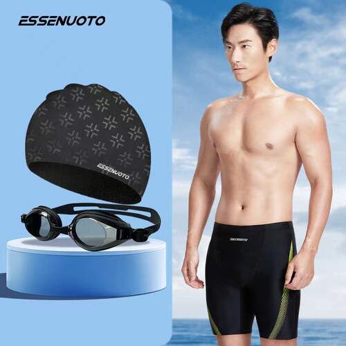 essenuoto男士防尴尬五分泳裤