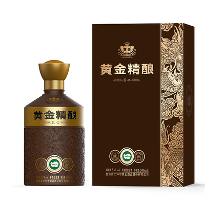 黄金白酒酱香型500ml53度