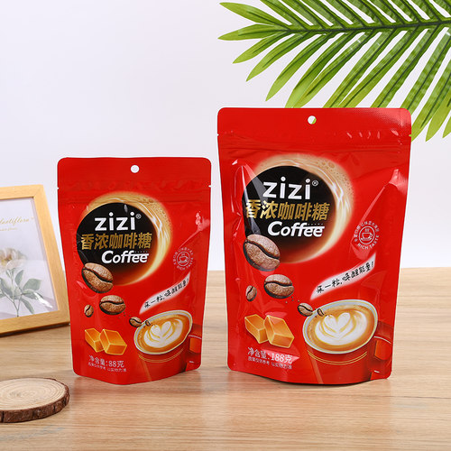 zizi吱吱咖啡糖香浓可嚼着吃软糖