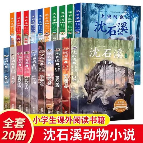 8--12岁沈石溪动物小说全集正版5册全套20册动物小说大王的书系列精品珍藏版 小学生课外阅读书籍三四五六年级课外书5适合儿童书籍