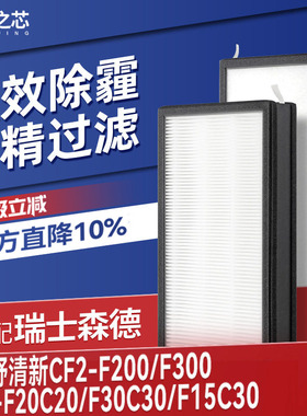适配森德新风系统康舒清新滤芯CF2-F200/F300过滤网F20C20/F15C30