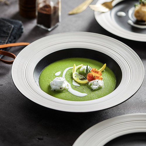 非洲之夜北欧意面盘子草帽盘法式