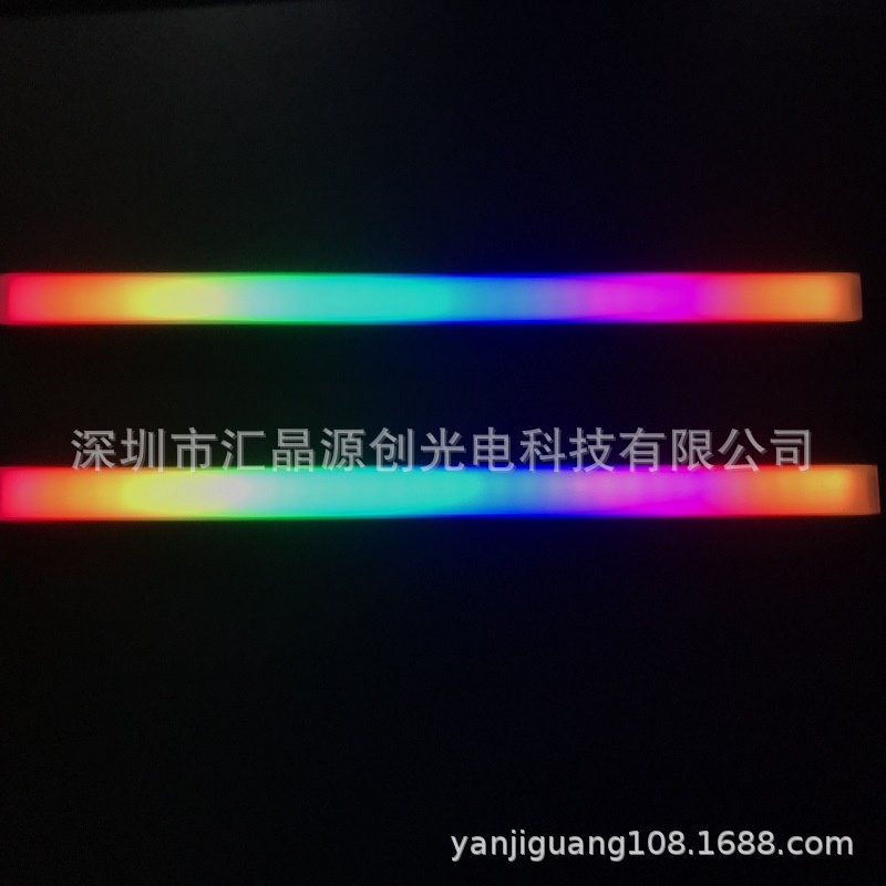 单面电脑机箱RGB光污染变色氛围灯条AURA微星同步主板3针磁吸硬灯