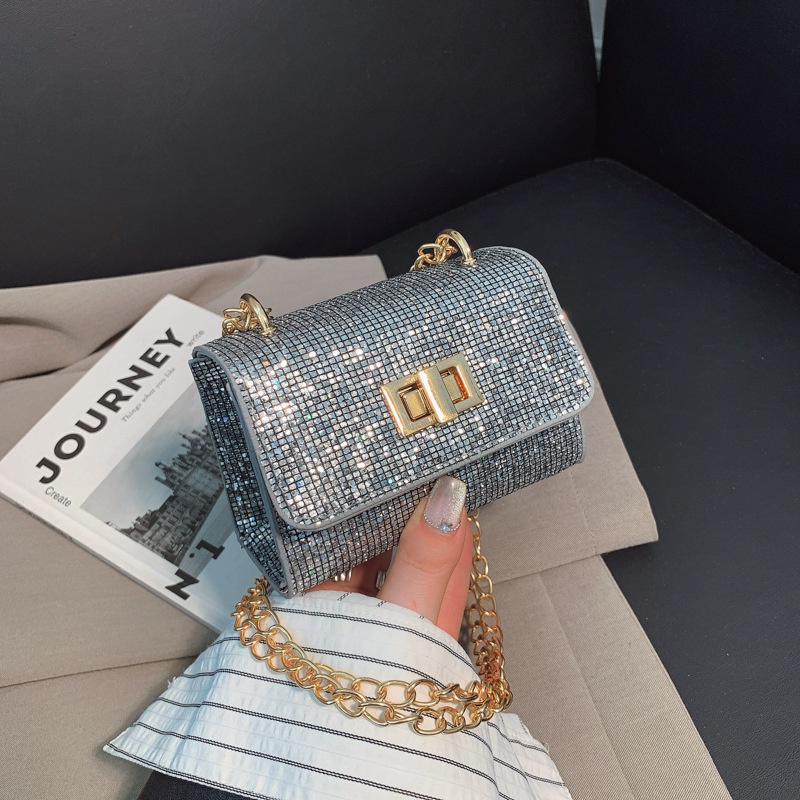 小众韩系高级感网红2025春夏精致手提高颜值链条斜挎小包包女百搭