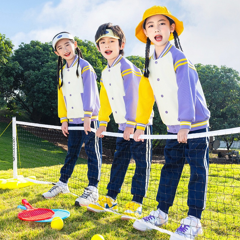 幼儿园园服小学生校服春秋儿童班服套装男童女童运动服三件套