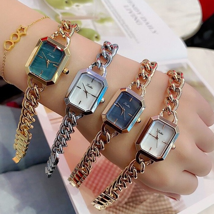 诗高迪新款手链表小方形女表防水链条简约百搭女士手表ins风批发