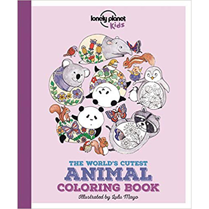 worlds cutest animal colouring book the世界上可爱的动物图画儿童