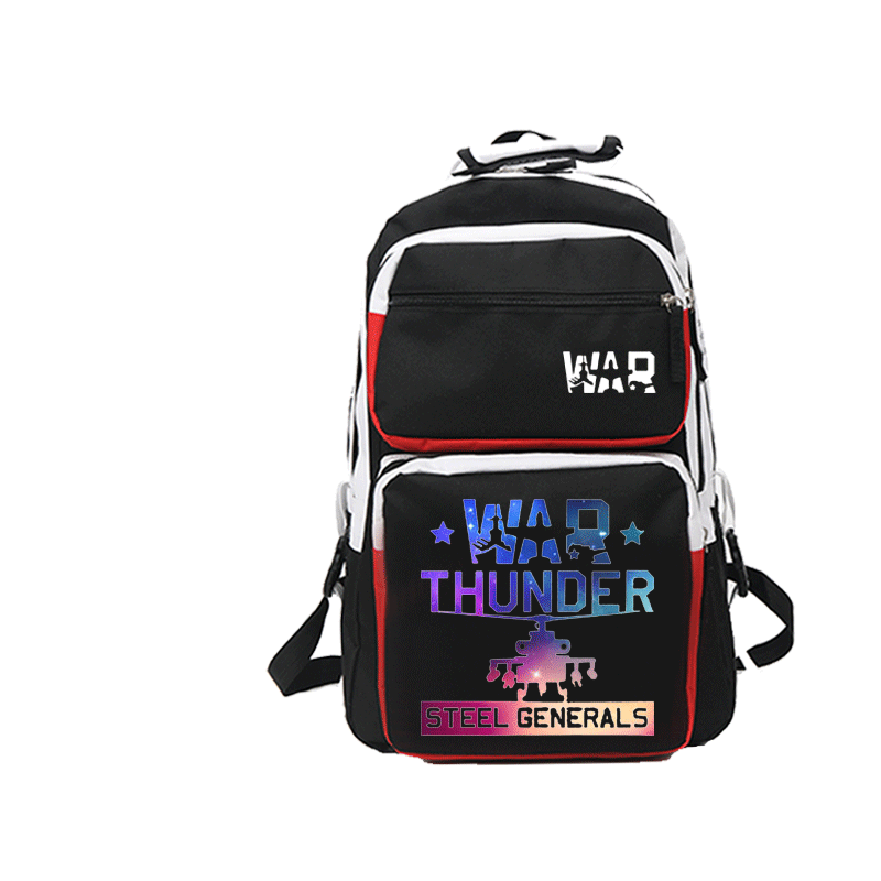 War thunder战争雷霆游戏周边直升机男女青少年双肩背包书包ww