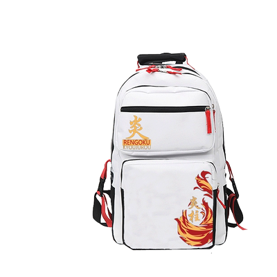 鬼灭之刃炼狱杏寿郎炎柱二次元周边男女青少年学生双肩背包书包ww