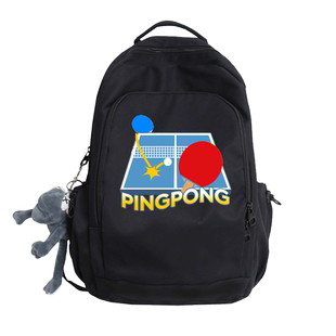 乒乓球运动会教练体育团体可定制男女双肩背包休闲大容量青少年ww