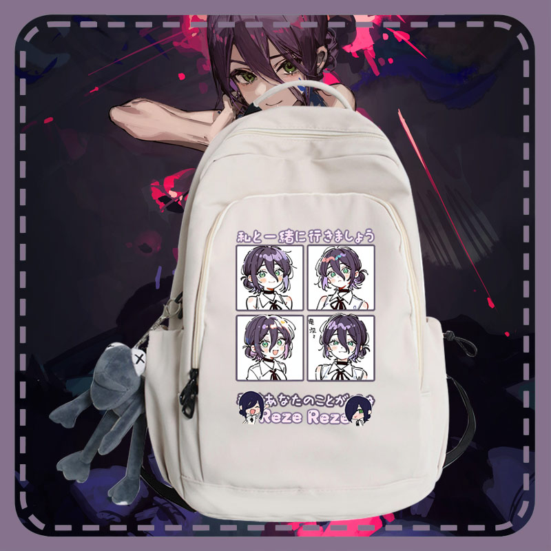 电链锯人周边蕾塞动漫双肩背包