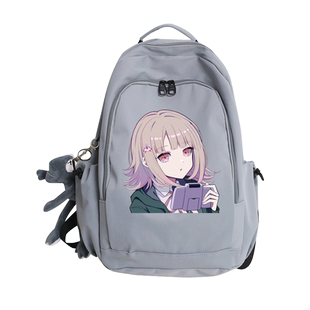 弹丸论破十神白夜七海千秋男女双肩背包青少年学生休闲流行书包ww