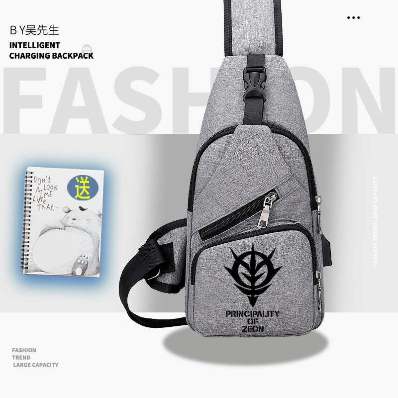 机动战士男女休闲风流行斜挎包