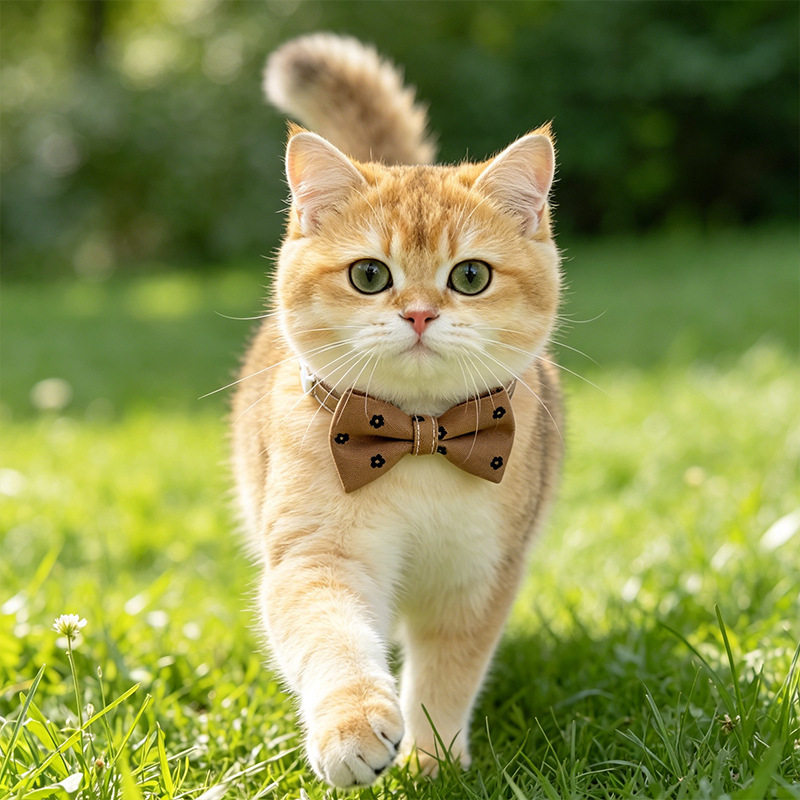 26夏猫咪领结宠物项圈狗狗蝴蝶结脖子配饰节日装扮个性可调节装饰